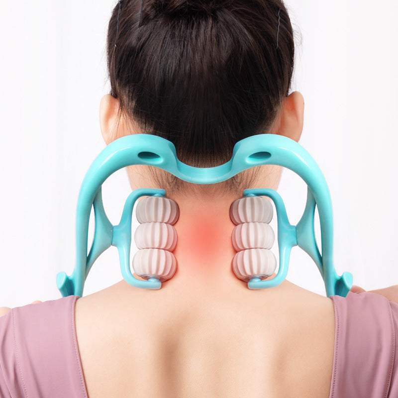 Multifunctional Six-Wheel Neck Massager |Shoulder & Neck Massage Device